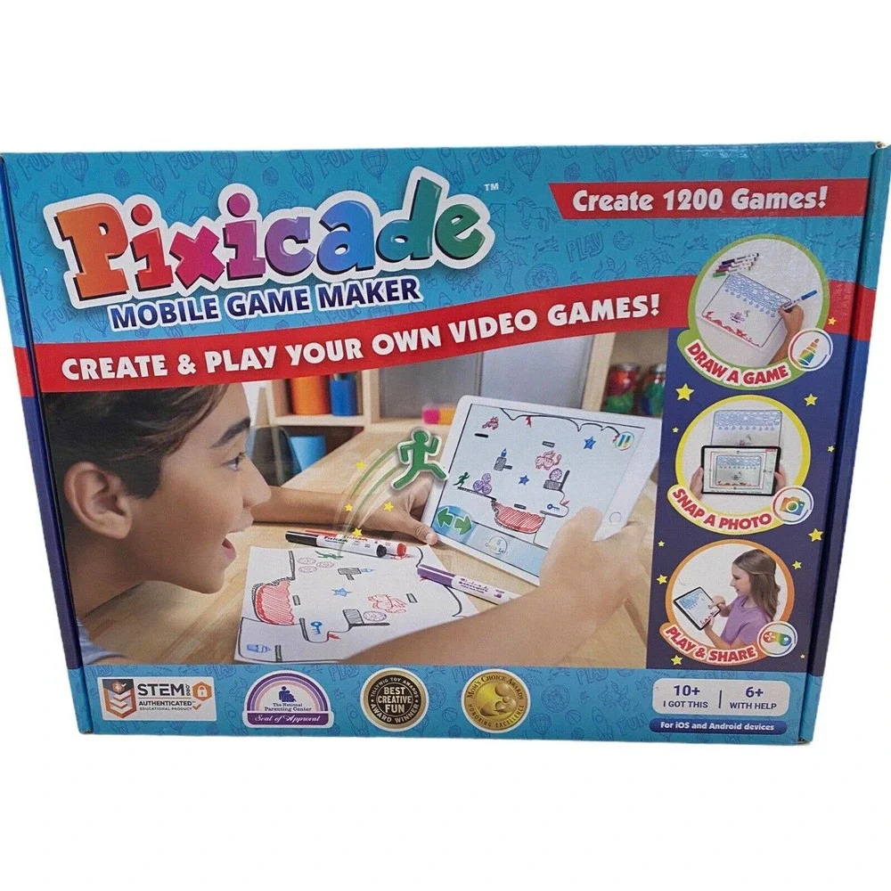 Pixicade Game DRAWINGS INTO PLAYABLE VIDEO GAMES - Picture 2 of 6